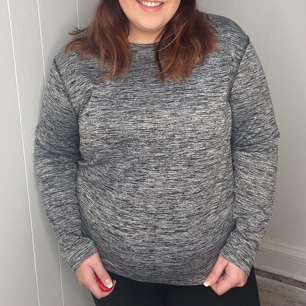 athletic top, long sleeved, workout top